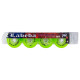 LABEDA Gripper X-Soft 4-pack Roller Hockey Wheels