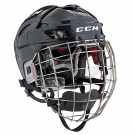 Hockey protective helmet with cage CCM FitLite