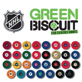 Training PUCK GREEN BISCUIT - NHL