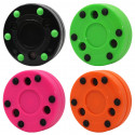 Puck for InLine Hockey GREEN BISCUIT