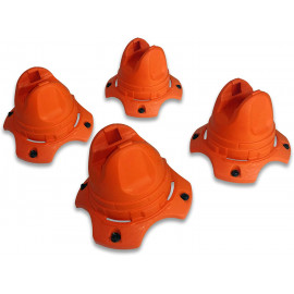 Hockey-Dot Underpass-X Cones 4 Pack